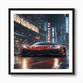 Mclaren Gt1 Wallpaper Art Print