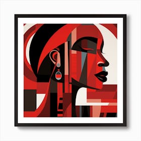 Portrait Of A Woman 65 Art Print