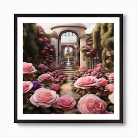 Rose Garden Art Print
