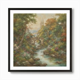 'Riverside' Art Print