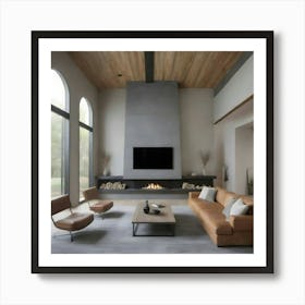 Modern Living Room 25 Art Print