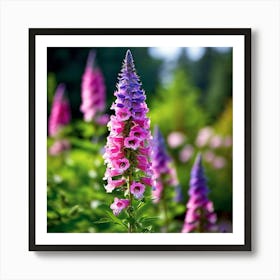 Also Known As Larkspur This Old Fashioned Favorite Is A Must Have In Cottage Gardens Art Print