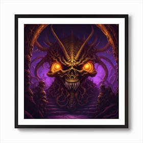 Demon Skull Affiche