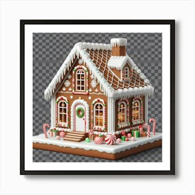 Gingerbread House 5 Art Print