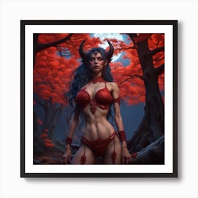 Devil Woman 1 Art Print