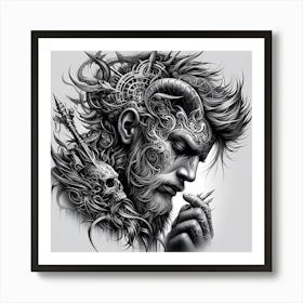 Demon 3 Art Print