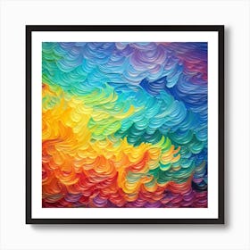 Abstract Colorful Abstract Painting 9 Art Print