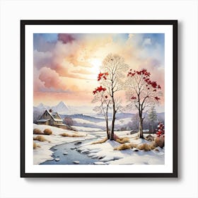 Winter Landscape 2 Art Print