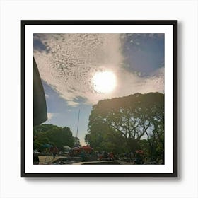 Sky In The Park Art Print