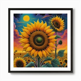 Sunflower Art Print