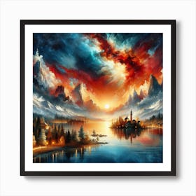 Night Sky Art Print