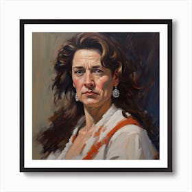 Portrait Of A Woman 1 Art Print