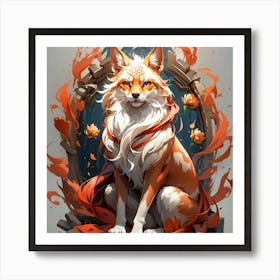 Fox fox Art Print