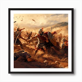 Ancient Battle 2 Art Print