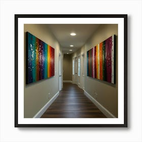 Hallway Stock Videos & Royalty-Free Footage 11 Art Print