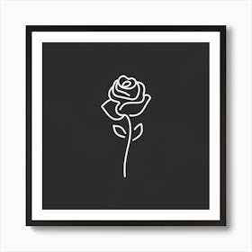 Rose. Art Print