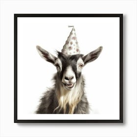Birthday Goat 3 Art Print