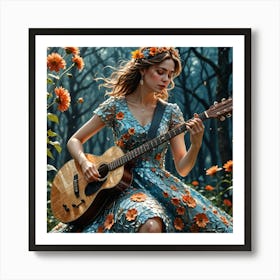 Acoustic Guitar Art Print