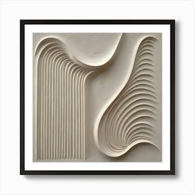 Abstract Sculpture Art Print