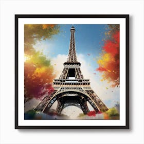 Paris Eiffel Tower 39 Art Print