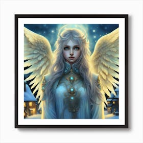 Angel With Wings 1 Art Print