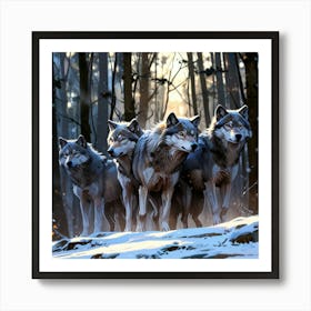 Wolf Pack 3 Art Print