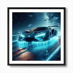 Amazing Supercar 2 Art Print