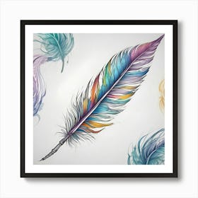 Feathers 11 Art Print