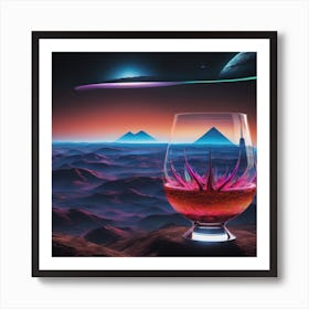 Alien Glass Art Print