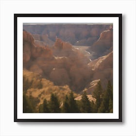 Utah'S Grand Canyon Art Print