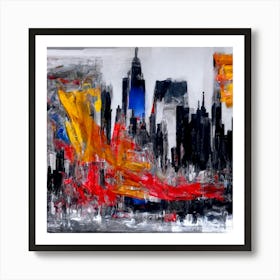 New York City Skyline Art Print