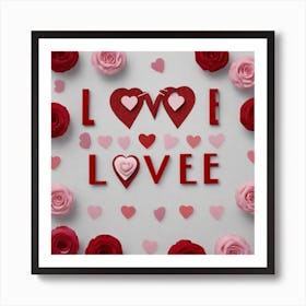 Love Love Love 2 Art Print