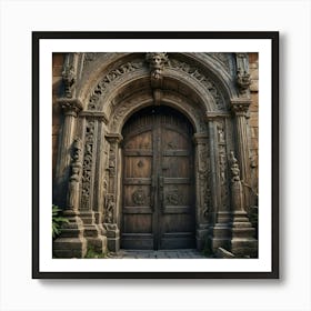 Doorway To A Castle Art Print