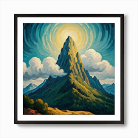 Mountain In The Sky 1 Art Print