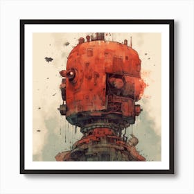 Robots From Outer Space Art Print