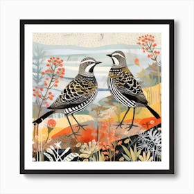 Bird In Nature Lark 2 Art Print