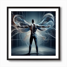 Robot Male Art Print