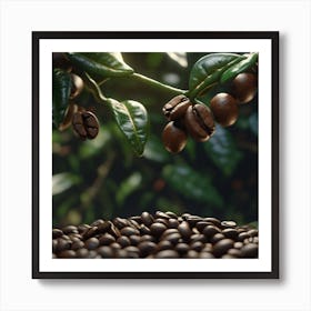 Coffee Beans On The Tree 15 Art Print