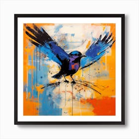 Blue Bird Art Print