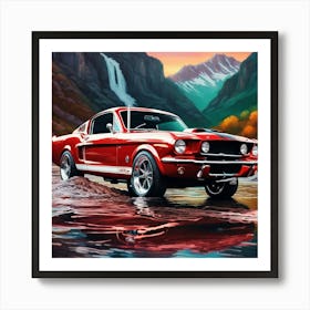 Ford Mustang 3 Art Print