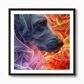 Fire Dog 1 Art Print