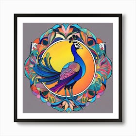 Peacock Art Print