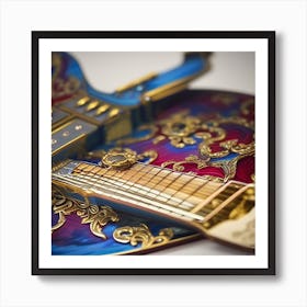 OCA DNA Signature Strings Art Print