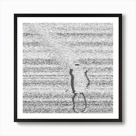 Waves of Women's Life Wall Art Art Print