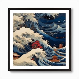 Waves Art Print