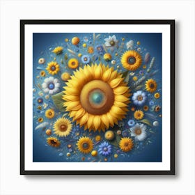 Sunflowers 10 Art Print