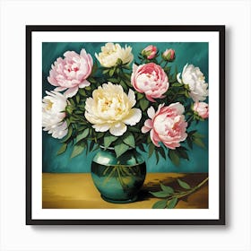 Peonies Art Print