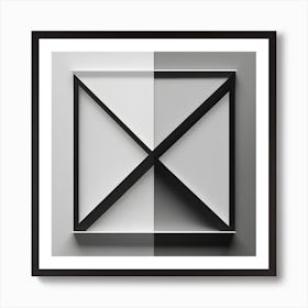 Two Intersecting Lines Art Print