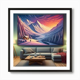 Landscape Painting Art Print