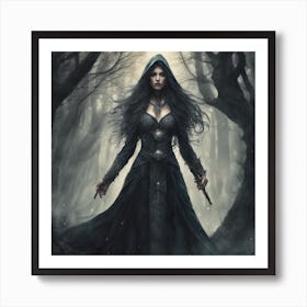 Elven Witch Art Print